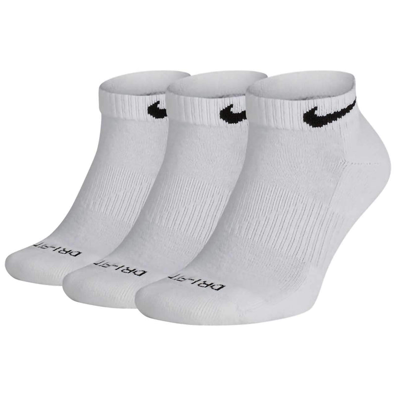 NIKE 3PK EVERYDAY PLUS CUSHION LOW-CUT TRAINING LARGE - SIZE 8-12 MEN, 10-13 W. - Brand New