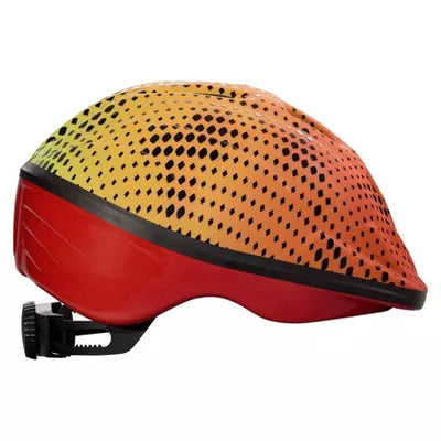 SCHWINN CLASSIC DOT MATRIX CYCLING TODDLER BOYS' BIKE HELMET - RED/ORANGE/YELLOW - Brand New