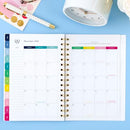 AT-A-GLANCE 2026 Planner, Weekly & Monthly, 5.5" x 8.5", Small, Happy Stripe - Brand New