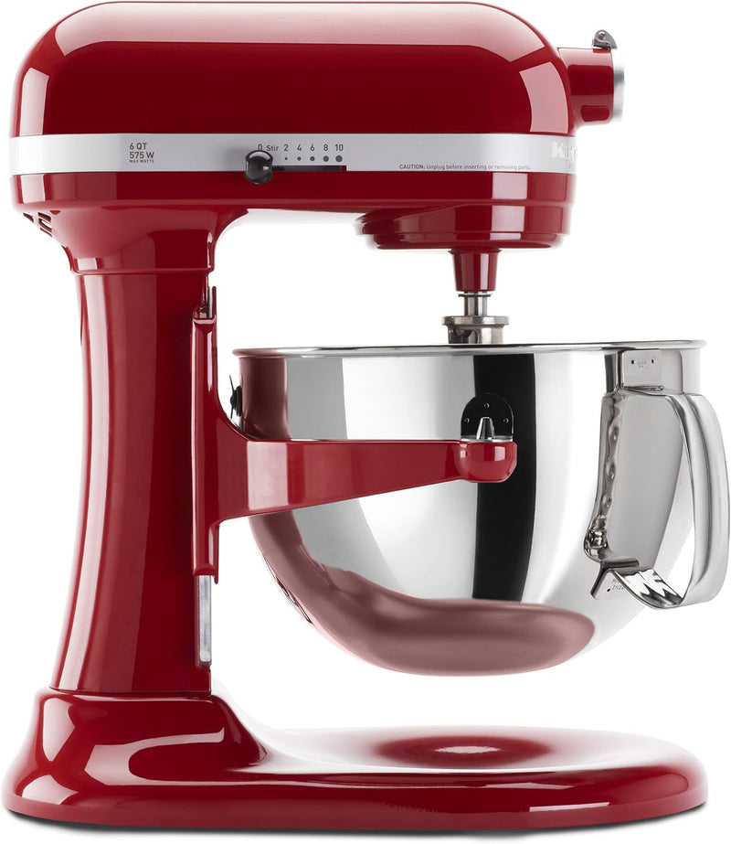 KitchenAid 6 Qt. Professional 600 Series Bowl-Lift Stand Mixer - Empire Red - Like New