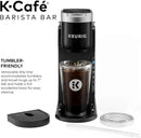 KEURIG K-CAFÉ BARISTA BAR SINGLE SERVE COFFEE MAKER WITH COLD BREW - BLK/SILVER - Like New