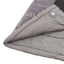 COLEMAN BISCAYNE BIG & TALL WARM-WEATHER SLEEPING BAG 40°F 6FT4IN TALL - GRAY - Like New