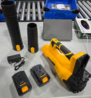 20V LEAF BLOWER CORDLESS WITH 2 BATTERY AND CHARGER - YELLOW - Like New