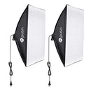 HPUSN Softbox Lighting Kit Studio Photography Bulb and Light Stand Not Included - Brand New