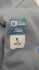 B0C4V3BBJX Carhartt Women's Rain Defender Sweatshirt, Neptune, XX-Large - Brand New