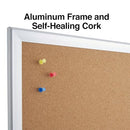 Staples Cork Bulletin Board 3x2 Feet Oak Frame Self-Healing B06X91J345 NEW - Brand New