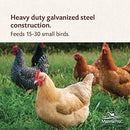 Harris Farms Galvanized Hanging Poultry Feeder 15 lbs Metal - Like New