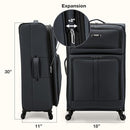 U.S. Traveler Anzio Softside Expandable Luggage with Spinner Wheels - Brand New
