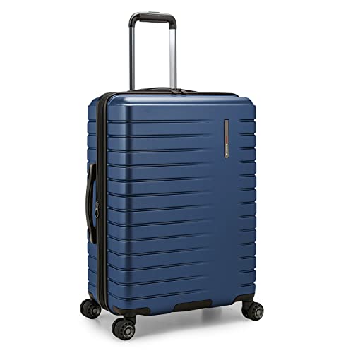 TRAVELER'S CHOICE ARCHER POLYCARBONATE HARDSIDE SPINNER LUGGAGE - NAVY - Like New