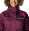 COLUMBIA WOMEN'S LAY D DOWN III JACKET, MARIONBERRY LIQUIFIED SHEEN, SIZE XL - Brand New