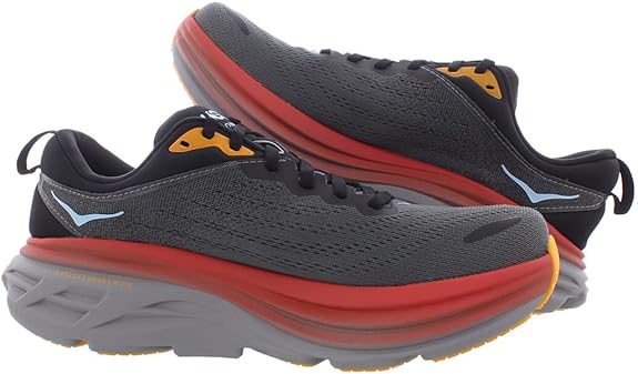 1123202 Hoka one one Bondi 8 Men's Anthracite/Castlerock - 10 Like New