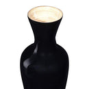 Villacera Handcrafted 18” Tall Black Bamboo Vase Decorative Jar Vase - NEW - Brand New