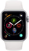 For Parts: Apple Watch Series 4 GPS 40mm Silver Case MU642LL/A - CRACKED SCREEN/LCD