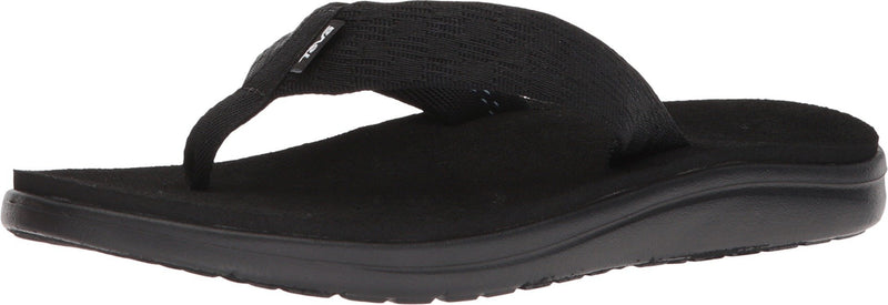TEVA MEN'S M VOYA FLIP FLOP, MEDIUM - SIZE: MEN 10 - BRICK BLACK - Brand New