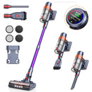 WLUPEL CORDLESS VACUUM CLEANER 38KPA STICK VACUUM CLEANER - ORANGE/PURPLE - Like New