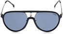 CARRERA PILOT SUNGLASSES MATTE BLACK FRAME GRAY LENSES, 59-16-135 - BLACK/GRAY - Like New