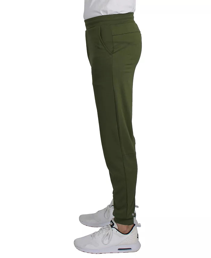 BLUE ICE MEN'S MOISTURE WICKING CLASSIC JOGGER SWEATPANTS - SIZE 2XL - OLIVE - Brand New