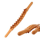 Wood Therapy Massage Roller Stick Tools for Lymphatic Drainage (Wood Color) - Brand New