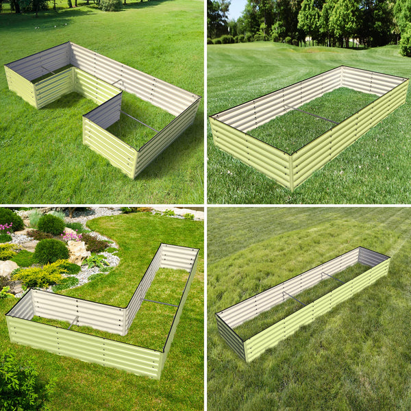 OLLE ULR SHAPES RAISED GARDEN BED KIT 17" TALL 4 STYLES - Scratch & Dent