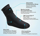 HELIOS GEL COLD THERAPY SOCKS - BLACK - Like New