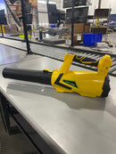 LUCKYTECH CORDLESS LEAF BLOWER 5-SPEED 2X4.0AH BATTERIES TURBO - YELLOW - Like New