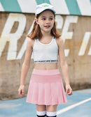 Arshiner Girl's Tennis Skirts with Shorts Athletic Pleated Skirt Workout - Brand New