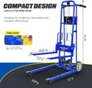 Goodyear 330 Lbs Material Lift & Stacker - Manual Winch, Max Lift 40" Inches