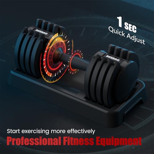 BUXANO Adjustable Dumbbell 55LB Single Weight - BC05 - BLACK - Like New
