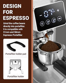 AMZCHEF Coffee Grinder, Burr Coffee Bean Grinder for Home Use with 48 Precise - Like New