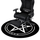 Darkecho Mat for Carpeted and Hardwood Floor,Pentacle Gaming Chair Mat - BLACK - Like New