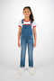 LEVI'S GIRLS DENIM OVERALL - SIZE: YOUTH 14 - WEST LAKE - Brand New