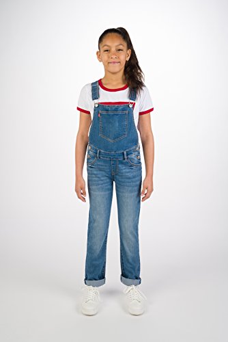 LEVI'S GIRLS DENIM OVERALL - SIZE: YOUTH 14 - WEST LAKE - Brand New