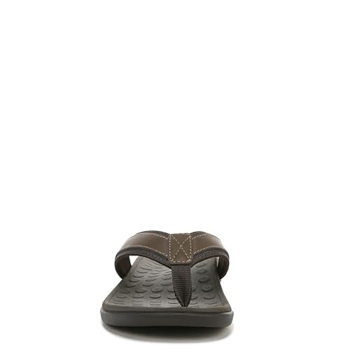 VIONIC MEN'S TIDE TOE-POST SANDAL FLIP FLOP SIZE MEN 8 BROWN - Brand New