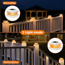 FLYINGOD SOLAR POST CAP LIGHTS 4X4/5X5 18 PACK SL57-W18J-WHT - WHITE - Like New