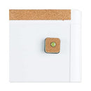 U Brands PinIt Combination Dry Erase Board White Board with Frame 16” x 20” - Brand New