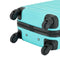 KENSIE PEONIES HARDSIDE CARRY-ON LUGGAGE WITH ID TAG 22 INCH KN-88332-440 - BLUE - Like New