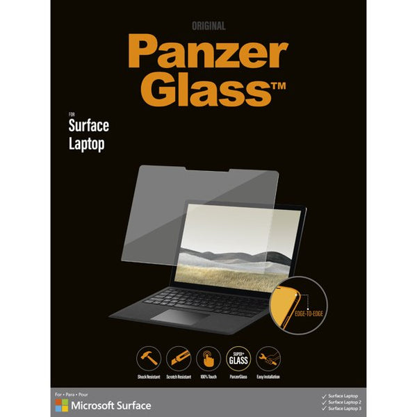 PanzerGlass Microsoft Surface Laptop 13.5" Clear Screen Protector Tempered Glass Like New