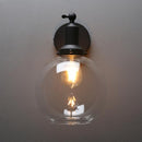 PERMO Industrial Vintage Slope Pole Wall Mount Vintage Light - Black - Brand New