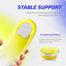 VALSOLE HEAVY DUTY SUPPORT ORTHOTIC INSOLES MEN 10/WOMEN 12 YELLOW WHITE - Like New