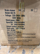 VEVOR GQ-75 ELECTRIC DRAIN CLEANER 82FT AUTO-FEED AUGER SEWER SNAKE 66 FT X 3/4 - Like New