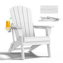 NEVILYWOOD FOLDING ADIRONDACK CHAIR ERGONOMIC EXTENDED BACKREST 1PC - WHITE - Like New