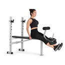WEIDER PLATINUM STANDARD WEIGHT BENCH FIXED UPRIGHTS LEG DEVELOPER - BLACK - Like New