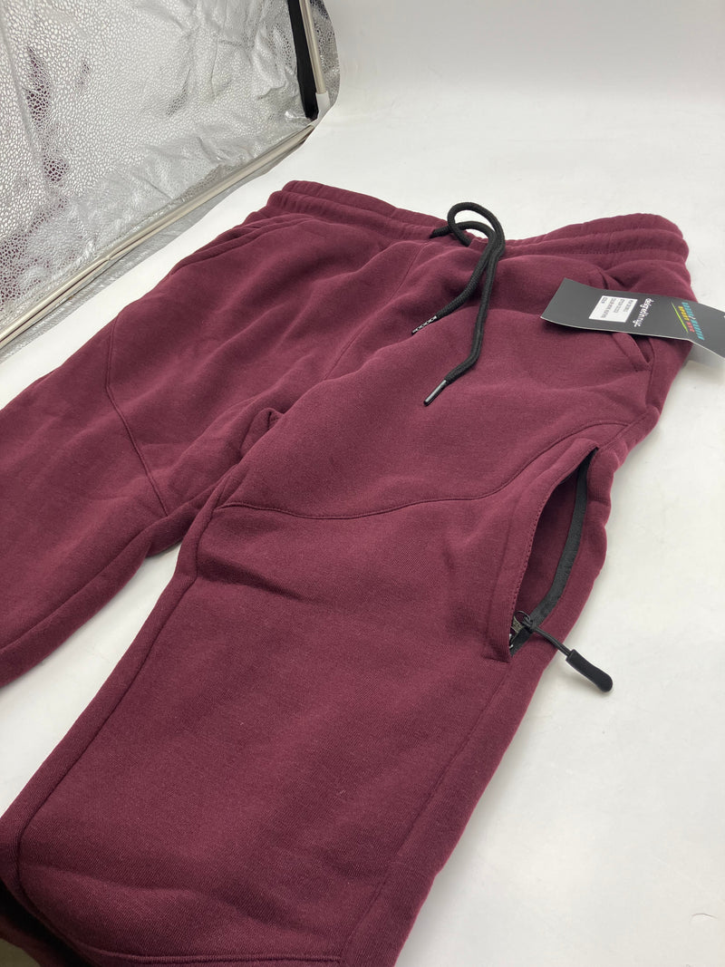 LOGAN AND MARTIN SPORT NYC JOGGER PANTS 3 POCKETS - MEDIUM, WINE HEATHER, 211323 - Brand New