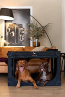 NOAH & PAW COLLAPSIBLE DOG CRATE 36 INCHES, XL DOG CRATE 36*25*23 - BLACK - Like New