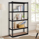 PACHIRA E-COMMERCE GARAGE STORAGE SHELVES, 35.43"W X 15.75"D X 72"H - BLACK - Like New