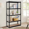 PACHIRA E-COMMERCE GARAGE STORAGE SHELVES, 35.43"W X 15.75"D X 72"H - BLACK - Like New