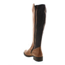 RIEKER WOMEN'S BROWN LEATHER WINTER BOOTS - SIZE: WOMEN 7.5-8 - BROWN/BLACK - Like New