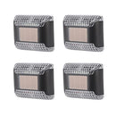 WOOXGEHM 4PCS LED Solar Wall Light, Illuminated Outdoor, - Scratch & Dent