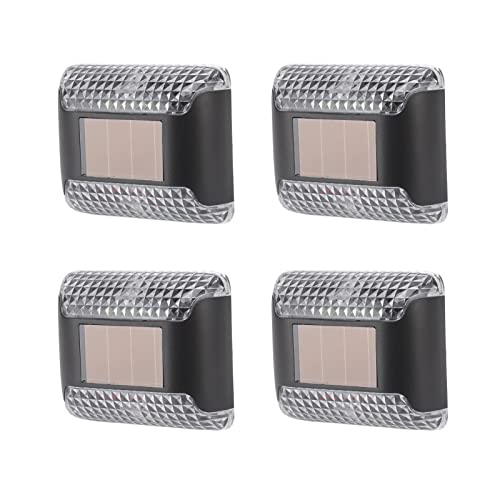 WOOXGEHM 4PCS LED Solar Wall Light, Illuminated Outdoor, - Scratch & Dent