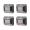 WOOXGEHM 4PCS LED Solar Wall Light, Illuminated Outdoor, - Scratch & Dent